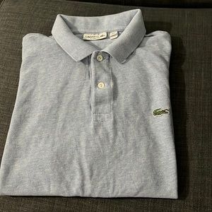 Lacoste polo blue classic fit size xl